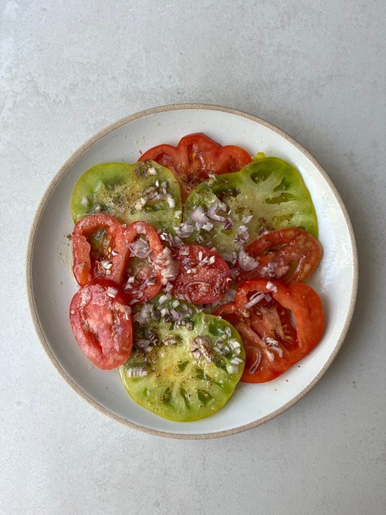 Tomatoes with Brown Butter