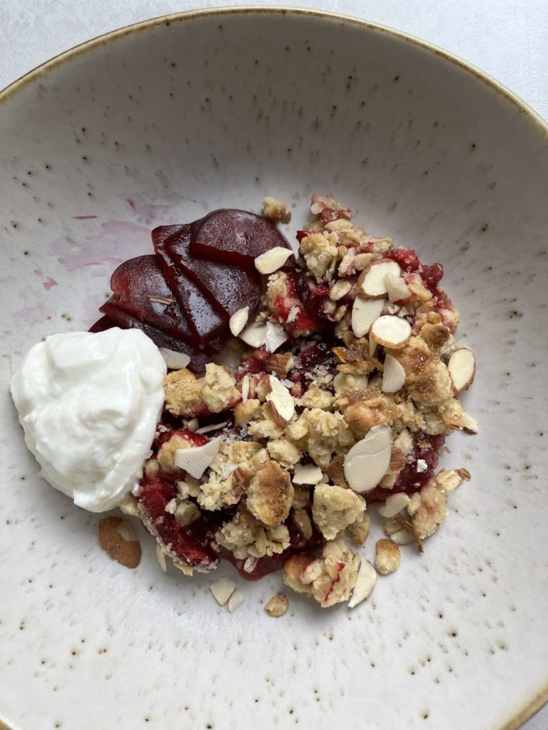 Plum Crumble