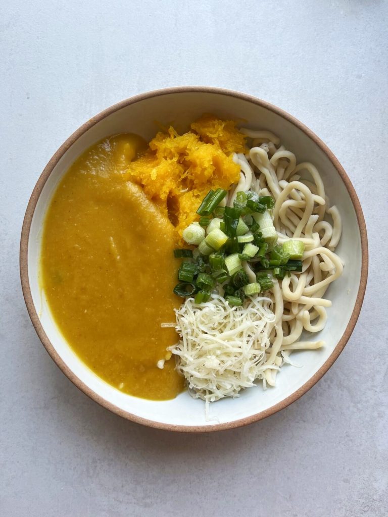 pumpkin curry udon